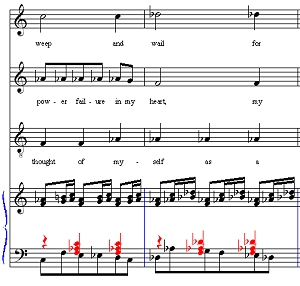 Piano-Vocal Score Page