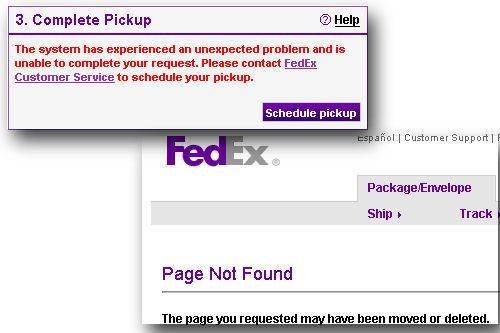 FedEx Errors
