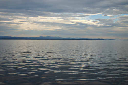 Lake Champlain and the sky