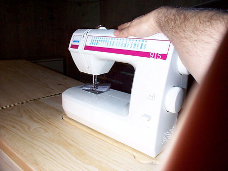Sewing machine stand