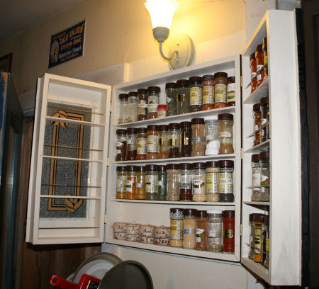 Spice rack in deco style