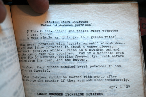 Candied sweet potatoes recipe