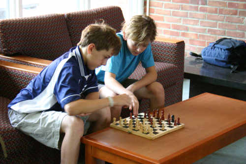 Vermont Chess Camp at registration Vermont Chess Camp at registration