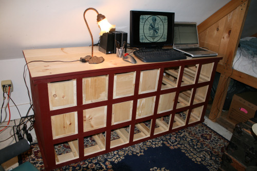 Building the CD/DVD storage