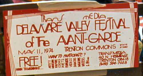 Delaware Valley Festival of the Avant-Garde poster