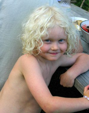 Child after Swim - Portrait