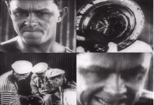 Smashing the plate from Battleship Potemkin