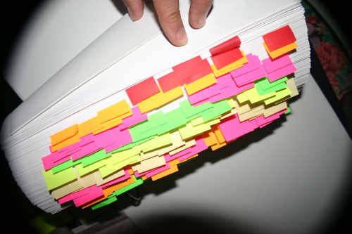 200-page printout of composers survey responses 200-page printout of composers survey responses