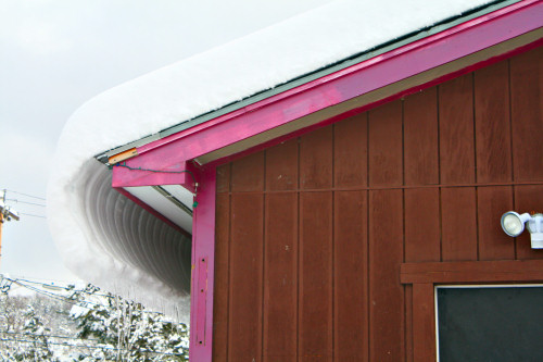 Snow walk in Northfield Falls