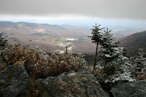 On Mount Mansfield, by gondola