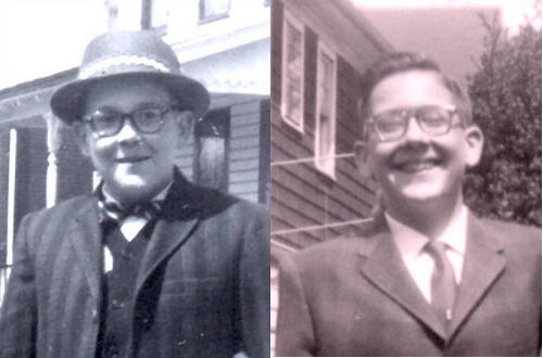 Dennis in 1960 and 1963